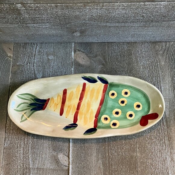 Under the sea hand painted cream and sugar serving set - Picture 3 of 6